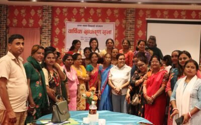 Annual General Meeting (AGM) of the Peer Learning Network (PLN): Uniting Women/ Human Rights Defenders in the Madhesh Province of Nepal, formed by COCAP